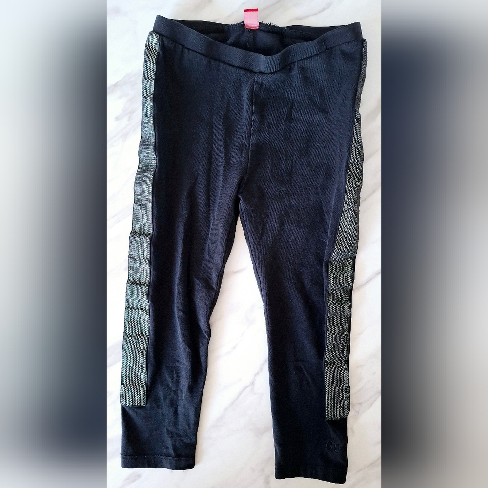 Guess Silver Stripe Leggings (3T)
